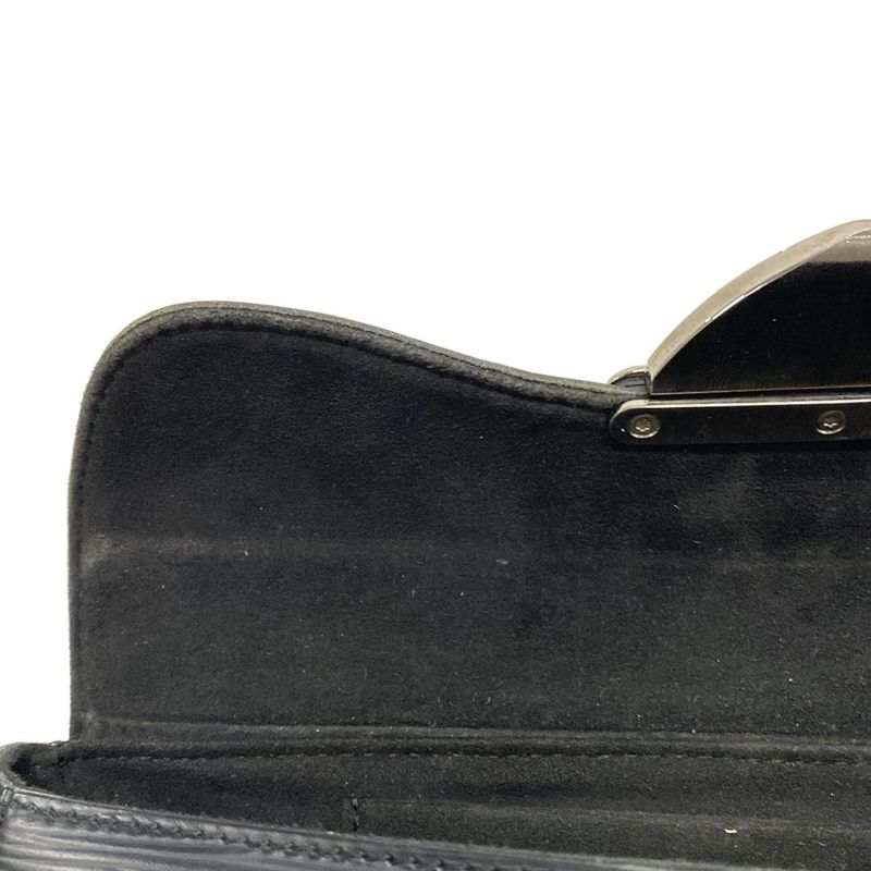 Louis Vuitton Epi Pochette Montaigne Shoulder Bag M59292 Noir Black Leather