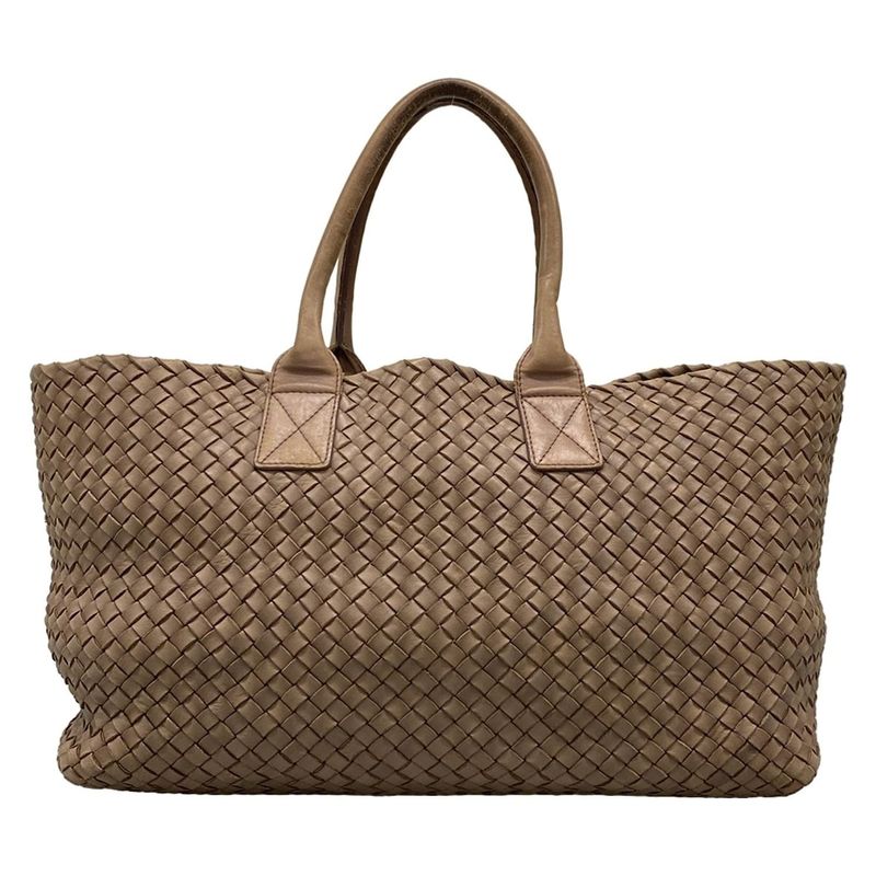 Bottega Veneta Tote Bag Cabas MM 115664 Brown Limited Edition Of 500 Leather