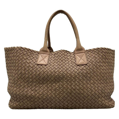 Bottega Veneta Tote Bag Cabas MM 115664 Brown Limited Edition Of 500 Leather