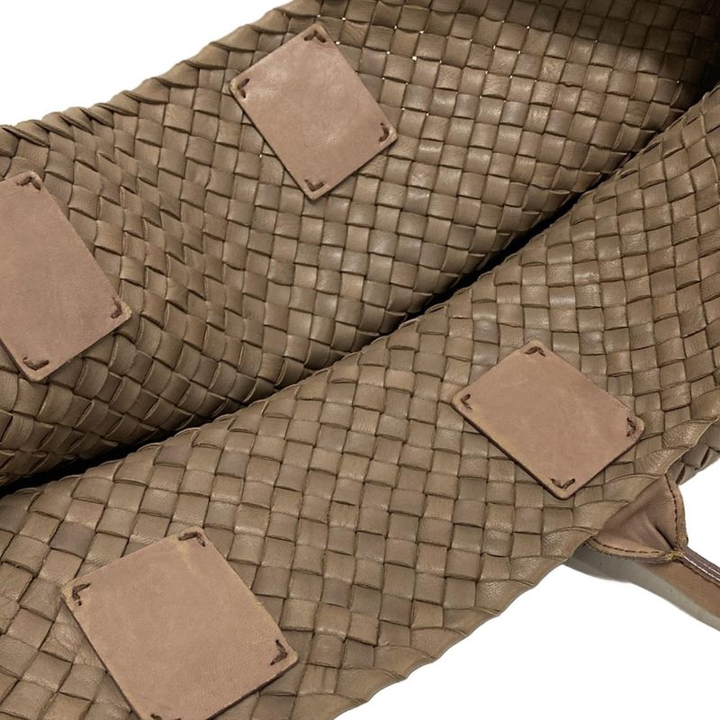 Bottega Veneta Tote Bag Cabas MM 115664 Brown Limited Edition Of 500 Leather