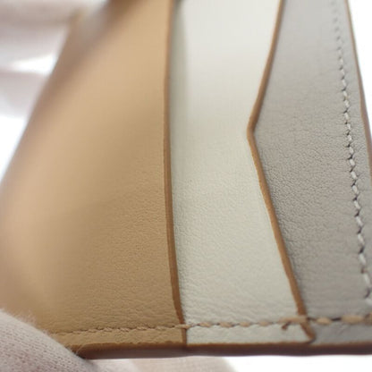 Loewe Puzzle Plain C510q77x06 Card Case Periodicals Business Card Holder Calf