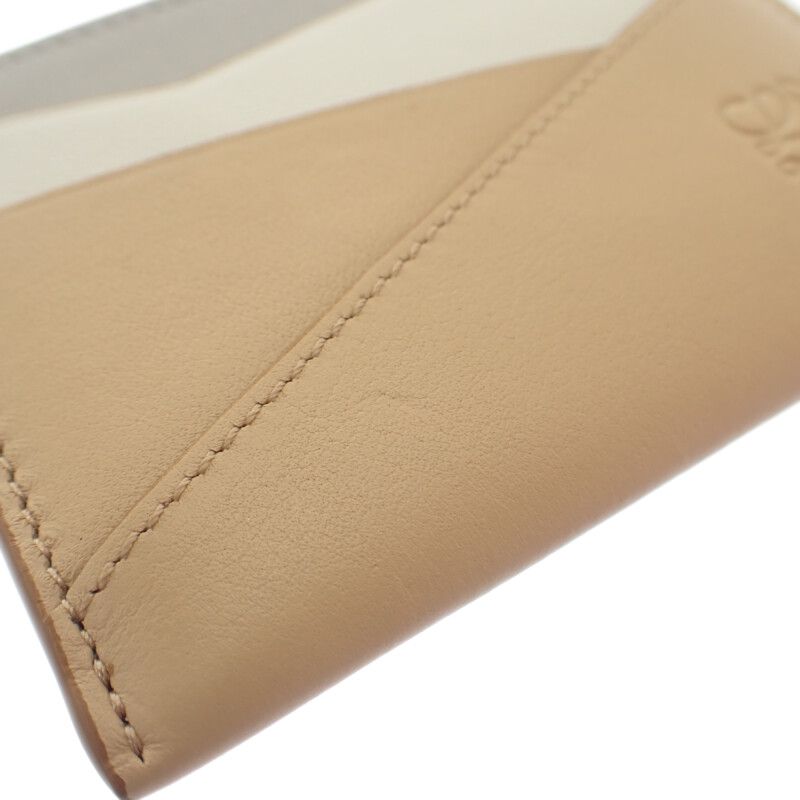Loewe Puzzle Plain C510q77x06 Card Case Periodicals Business Card Holder Calf