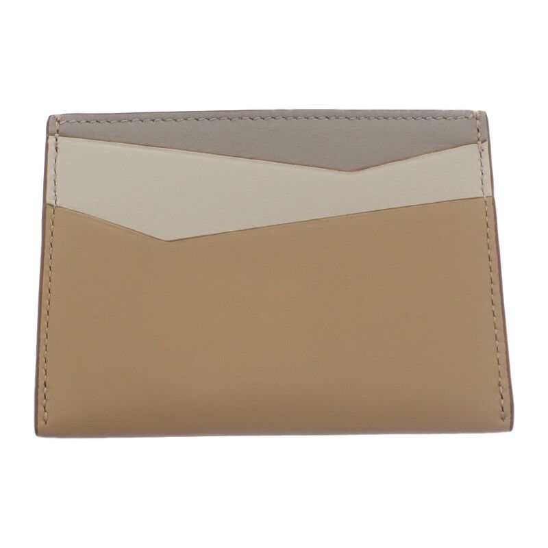 Loewe Puzzle Plain C510q77x06 Card Case Periodicals Business Card Holder Calf