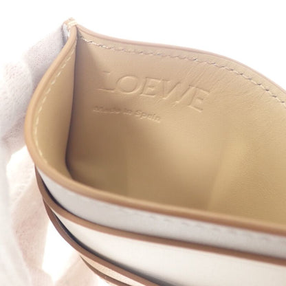 Loewe Puzzle Plain C510q77x06 Card Case Periodicals Business Card Holder Calf