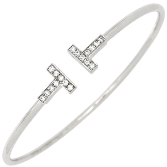 Tiffany & Co Tiffany & Co Bracelet T-Wire 18k White Gold Diamond White Gold X