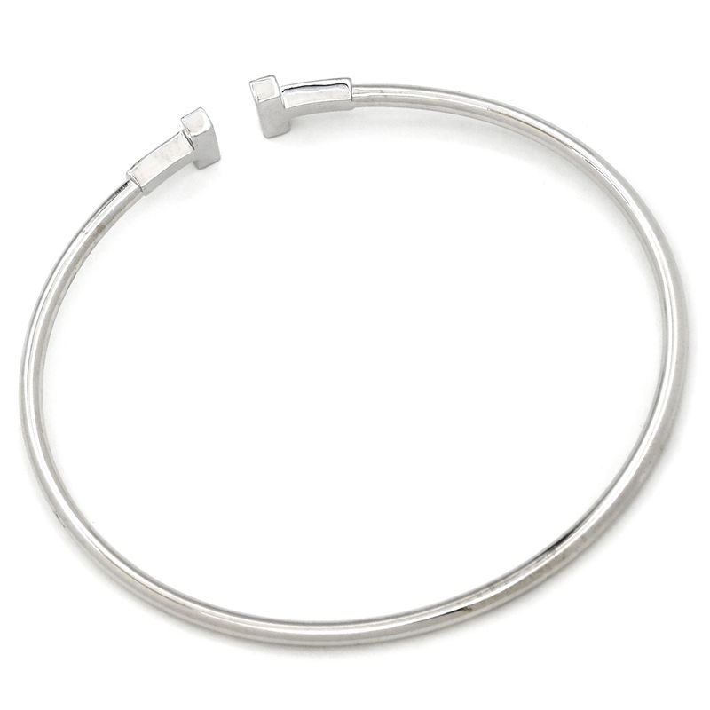 Tiffany & Co Tiffany & Co Bracelet T-Wire 18k White Gold Diamond White Gold X