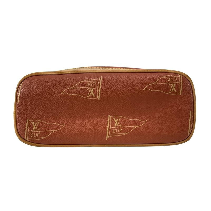 Louis Vuitton Shoulder Bag Louis Vuitton Cup Le Touquet M80027 Avogany Leather