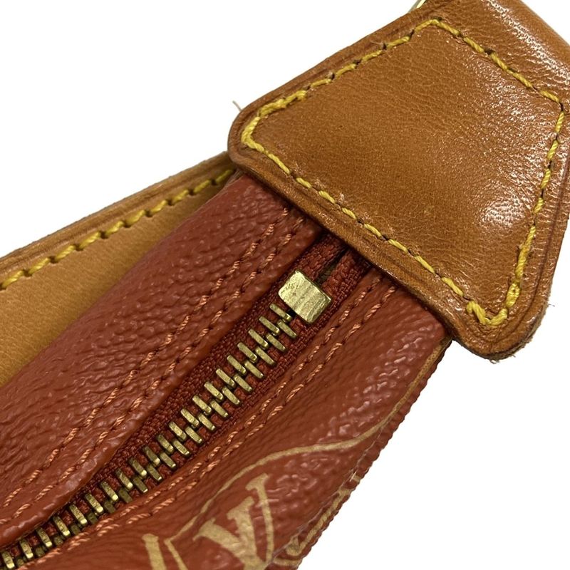 Louis Vuitton Shoulder Bag Louis Vuitton Cup Le Touquet M80027 Avogany Leather