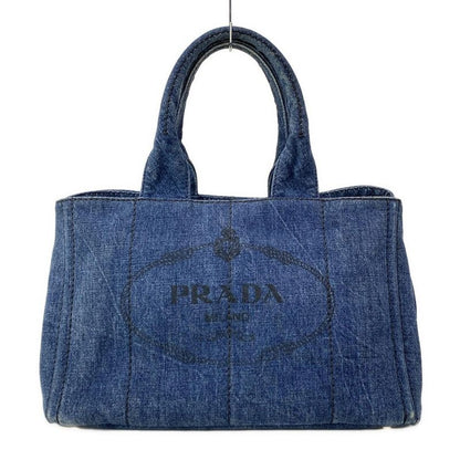 Prada Tote Bag Canapa B1877b Navy
