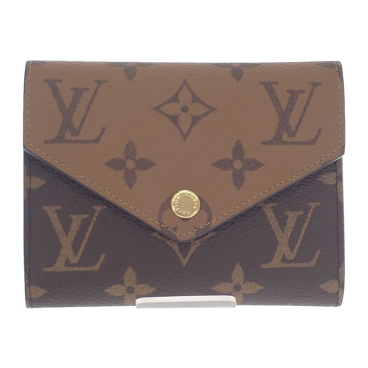 Louis Vuitton Portefeuille Victorine M81557 Trifold Wallet Monogram Reverse