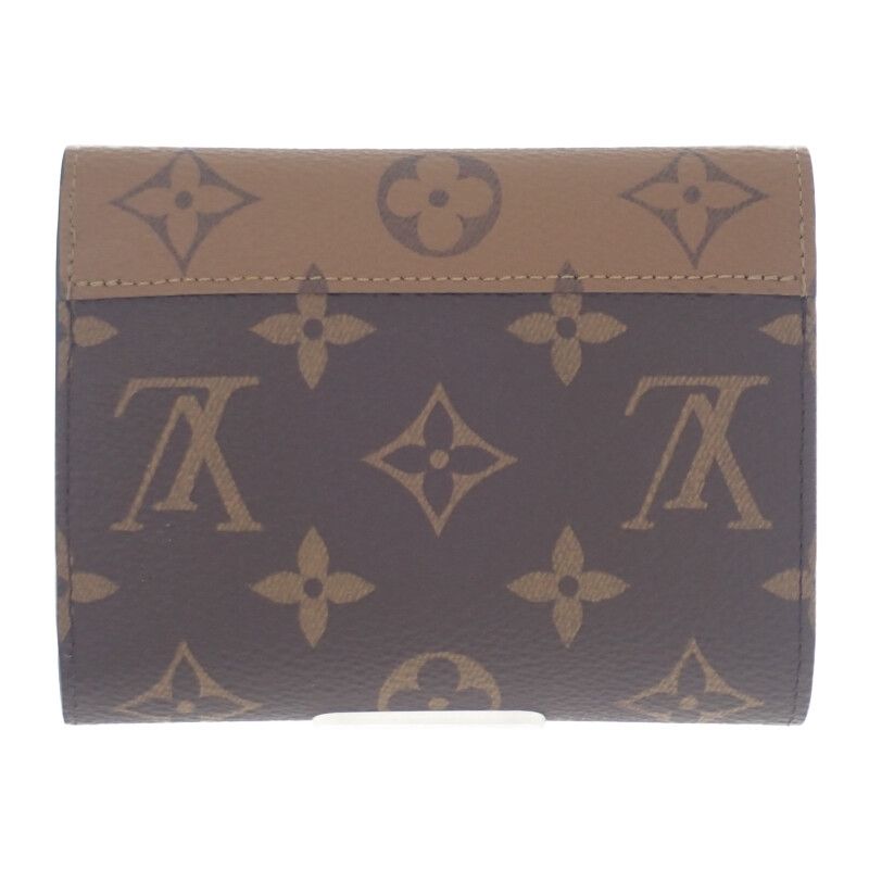 Louis Vuitton Portefeuille Victorine M81557 Trifold Wallet Monogram Reverse
