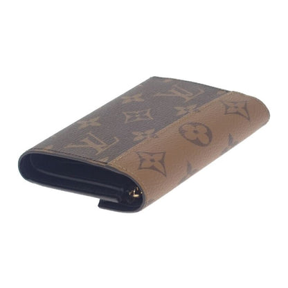 Louis Vuitton Portefeuille Victorine M81557 Trifold Wallet Monogram Reverse
