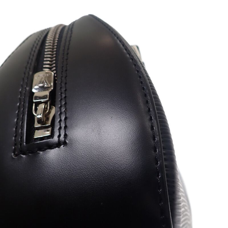 Louis Vuitton Jasmine M52082 Handbag Epi Leather Black Silver Hardware Ladies