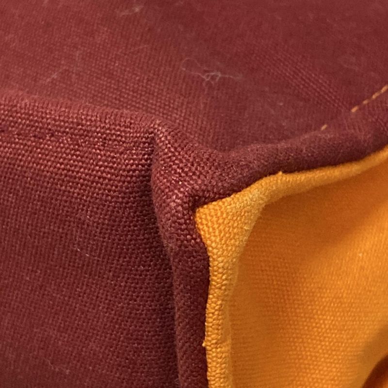 Hermes Fourre Tout Tote MM Hawaii Limited Edition Bordeaux And Orange