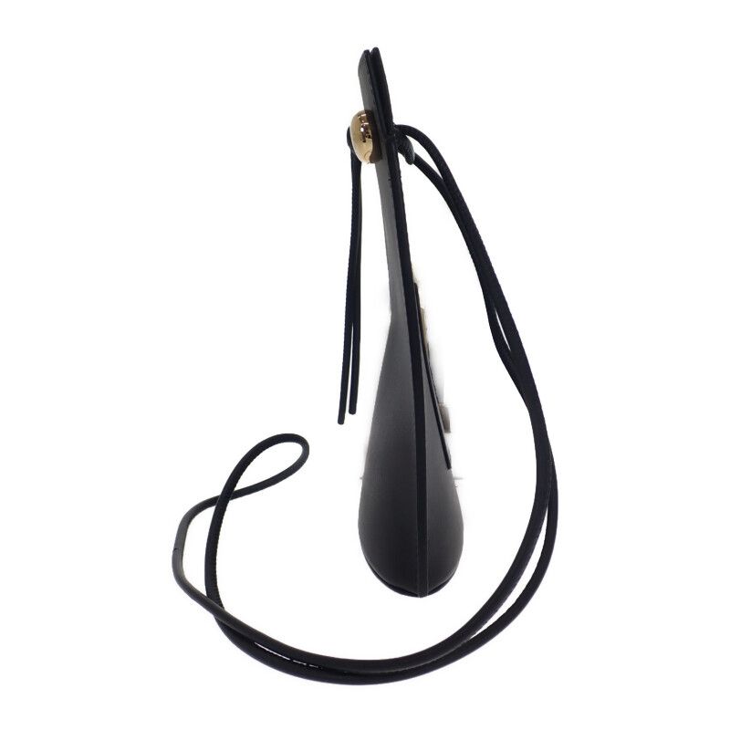 Loewe Pebble Dice Pocket Cpbpr12x01 Shoulder Bag Classic Calf Black Gold