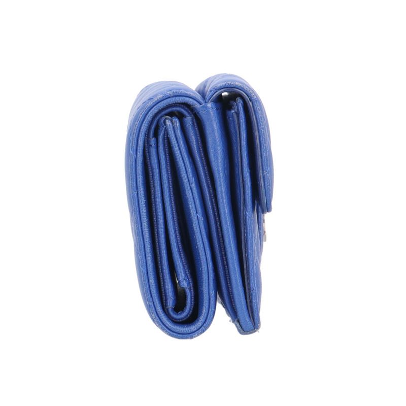 Chanel Matelasse Trifold Wallet Lambskin Ladies Chanel Preowned