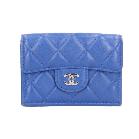 Chanel Matelasse Trifold Wallet Lambskin Ladies Chanel Preowned