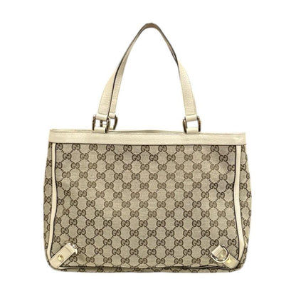 Gucci Abby Tote Bag GG Canvas 170004 Beige Ladies Gucci Preowned Gucci