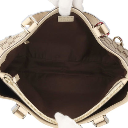 Gucci Abby Tote Bag GG Canvas 170004 Beige Ladies Gucci Preowned Gucci