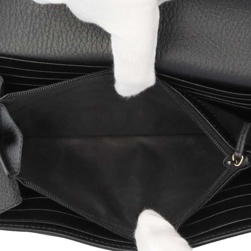 Gucci Continental Wallet GG Supreme Long Wallet GG Supreme Canvas 456116 Ladies