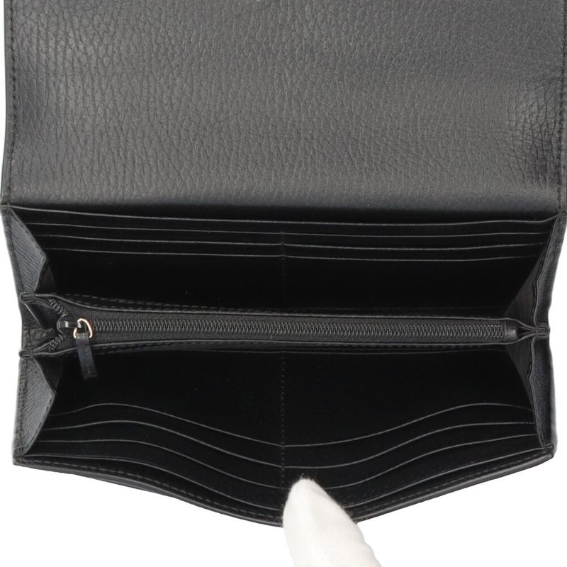 Gucci Continental Wallet GG Supreme Long Wallet GG Supreme Canvas 456116 Ladies