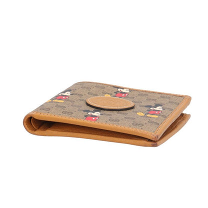 Gucci Disney Collaboration Mini Wallet Micro GG Supreme Bifold Wallet GG