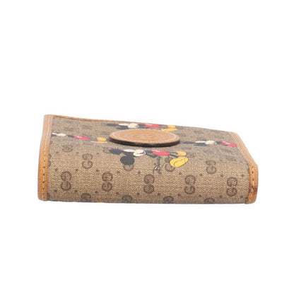 Gucci Disney Collaboration Mini Wallet Micro GG Supreme Bifold Wallet GG