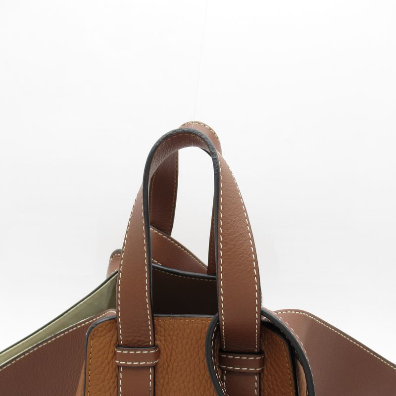 Loewe Hammock Small Bag 387.41vn60 Soft Grain Calf Ladies Shoulder Bag Tan