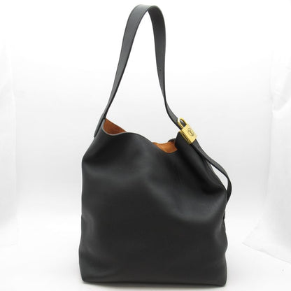 Louis Vuitton Rowkey Hobo MM M24856 Grain Calf Women Tote Bag Noir Black