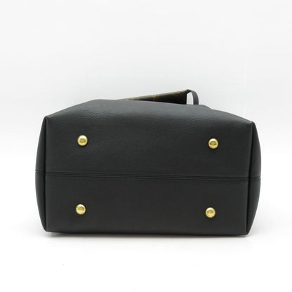 Louis Vuitton Rowkey Hobo MM M24856 Grain Calf Women Tote Bag Noir Black