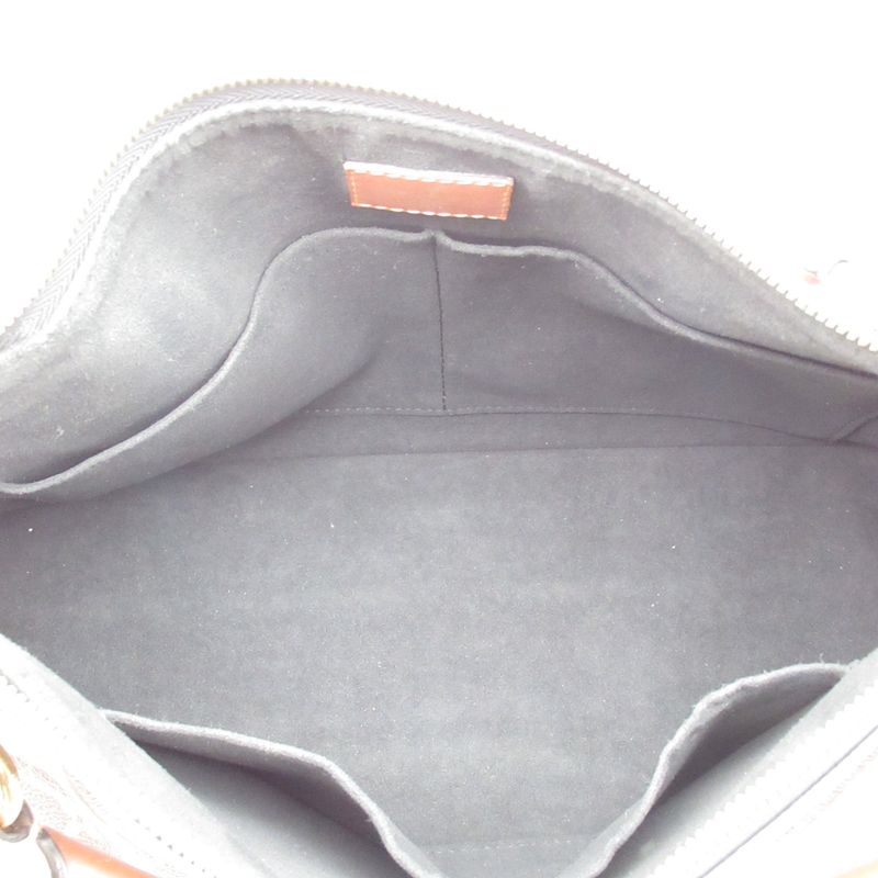 Louis Vuitton V Tote MM M43948 Monogram Women's Tote Bag Brown Excellent