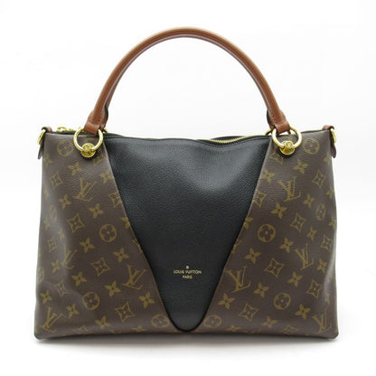 Louis Vuitton V Tote MM M43948 Monogram Women's Tote Bag Brown Excellent