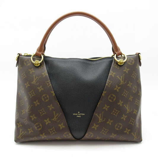 Louis Vuitton V Tote MM M43948 Monogram Women's Tote Bag Brown Excellent