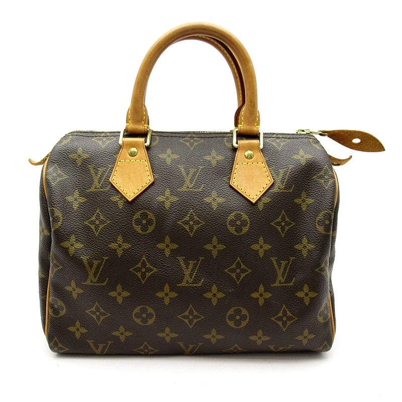 Louis Vuitton Speedy 25 M41528 Monogram Women's Handbag Brown Excellent