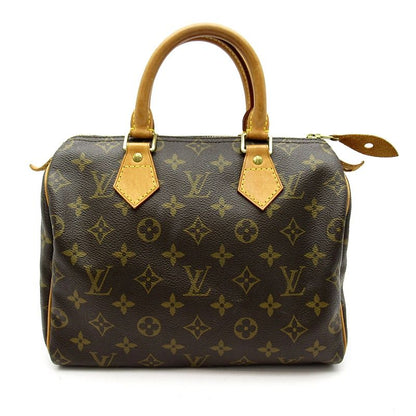 Louis Vuitton Speedy 25 M41528 Monogram Women's Handbag Brown Excellent