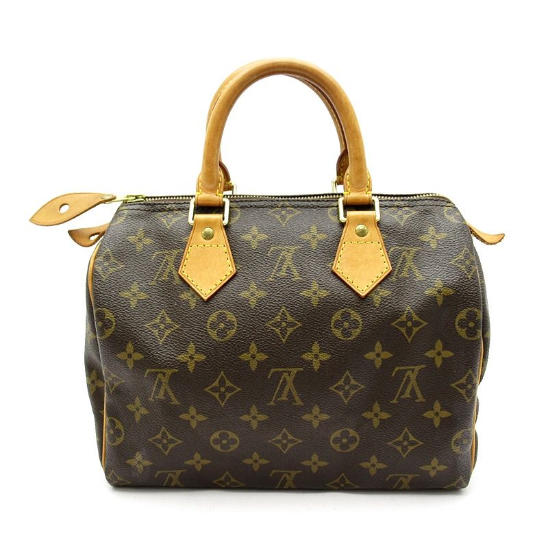 Louis Vuitton Speedy 25 M41528 Monogram Women's Handbag Brown Excellent