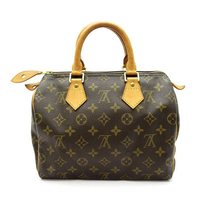 Louis Vuitton Speedy 25 M41528 Monogram Women's Handbag Brown Excellent