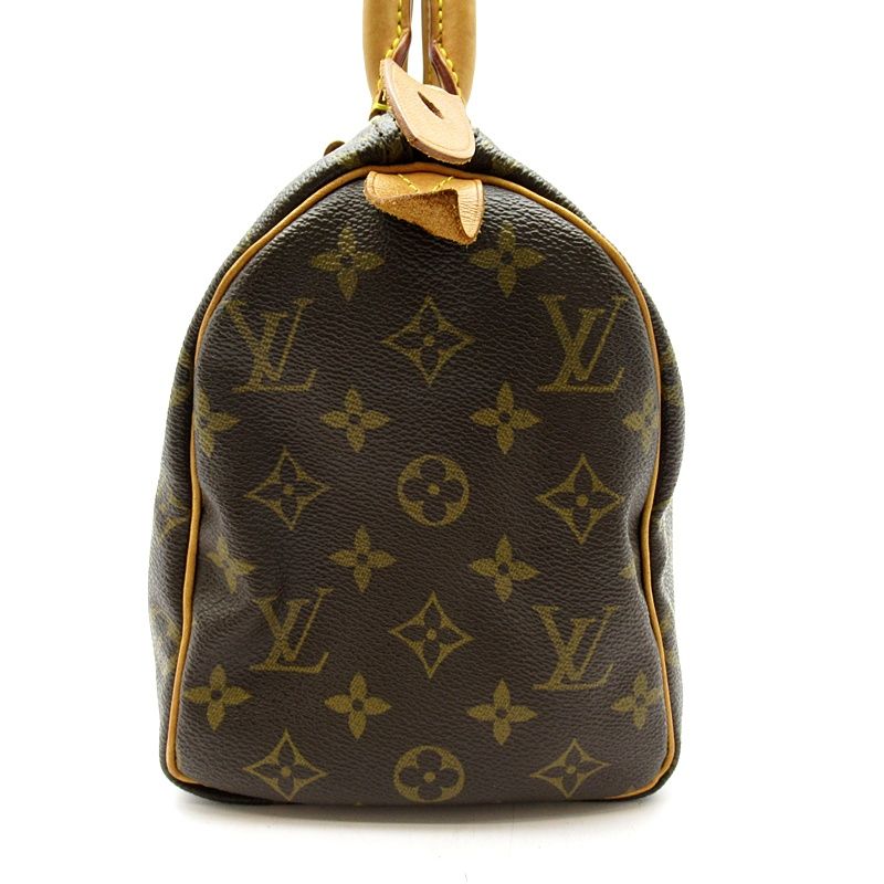 Louis Vuitton Speedy 25 M41528 Monogram Women's Handbag Brown Excellent
