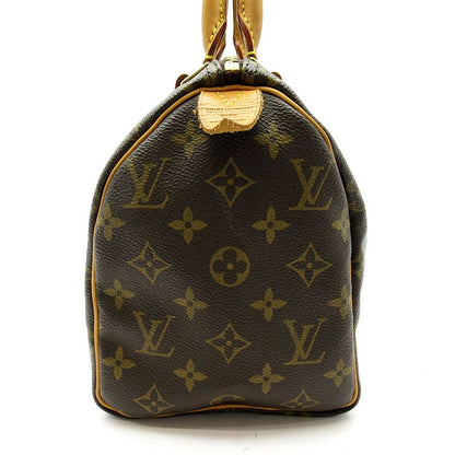 Louis Vuitton Speedy 25 M41528 Monogram Women's Handbag Brown Excellent