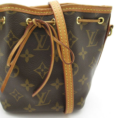Louis Vuitton Nano Noe M41346 Monogram Women's Shoulder Bag Brown Excellent