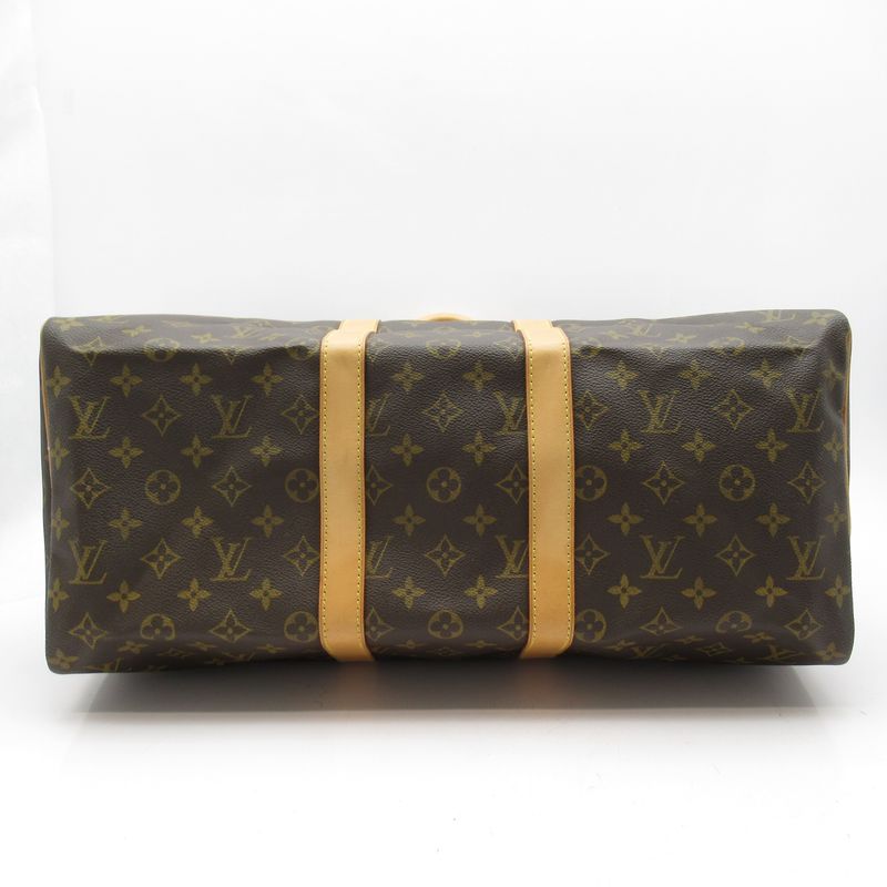 Louis Vuitton Keepall 45 M41428 Monogram Women's Boston Bag Brown Excellent