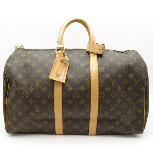 Louis Vuitton Keepall 45 M41428 Monogram Women's Boston Bag Brown Excellent