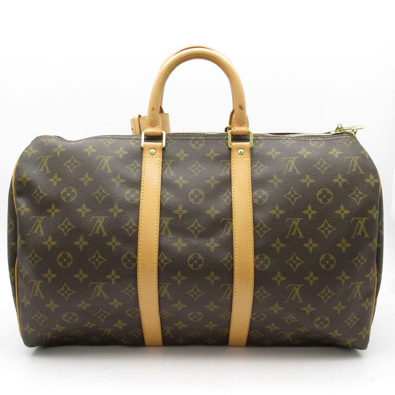 Louis Vuitton Keepall 45 M41428 Monogram Women's Boston Bag Brown Excellent