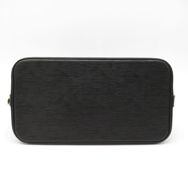 Louis Vuitton Alma M52142 Epi Women's Handbag Noir Black Excellent Condition