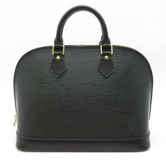 Louis Vuitton Alma M52142 Epi Women's Handbag Noir Black Excellent Condition