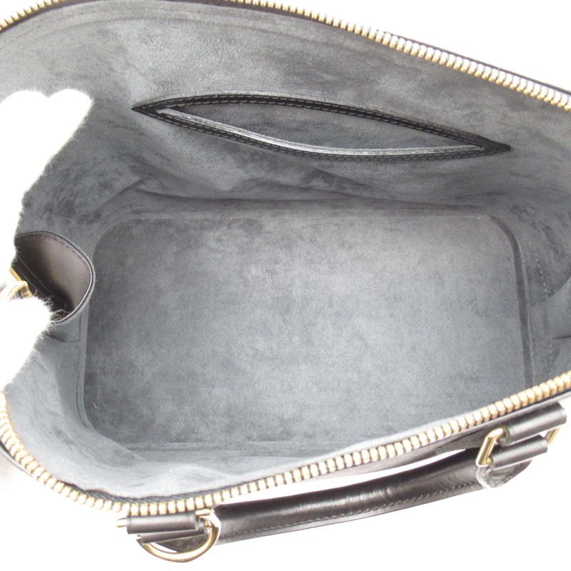 Louis Vuitton Alma M52142 Epi Women's Handbag Noir Black Excellent Condition