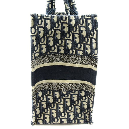 Dior Oblique Book Tote Medium M1296zriw_m828 Canvas Women Tote Bag Navy
