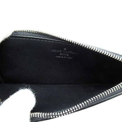 Louis Vuitton Coin Card Holder M30271 Eclipse Taiga Llama Men's Noir Black