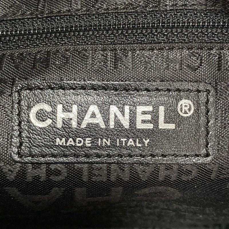 Chanel Shoulder Bag Chocolate Bar Black