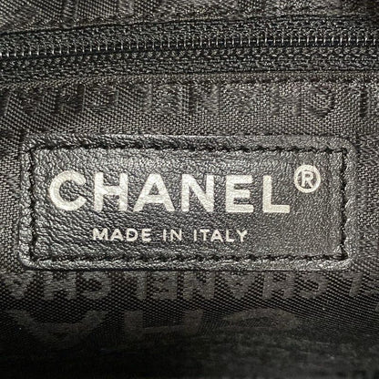 Chanel Shoulder Bag Chocolate Bar Black